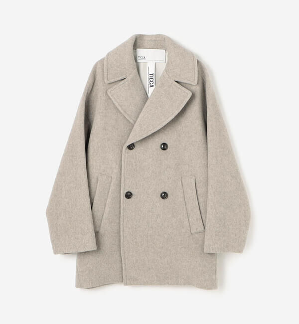  「TICCA | ウール Pコート WOMEN」|ダッフルコート|