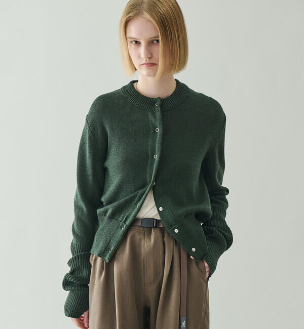  「THE SHINZONE | LONG RIB CARDIGAN WOMEN」|ニット・セーター|