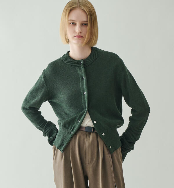  「THE SHINZONE | LONG RIB CARDIGAN WOMEN」|ニット・セーター|
