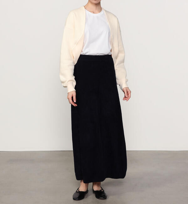  「HAVERSACK |〈別注〉スウェット ボレロカーディガン WOMEN」|カーディガン|