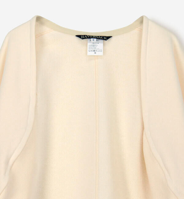  「HAVERSACK |〈別注〉スウェット ボレロカーディガン WOMEN」|カーディガン|