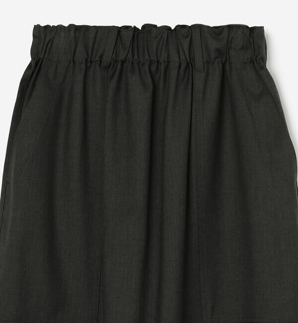  「nicholson & nicholson | ストレッチウール ロングスカート WOMEN」|スカート|