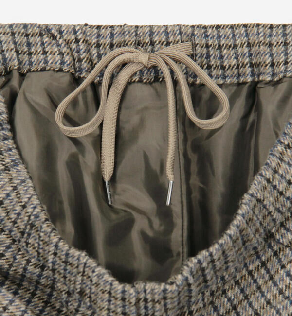 Morris & Sons「MORRIS & SONS | チェック イージーパンツ WOMEN」|チノ|