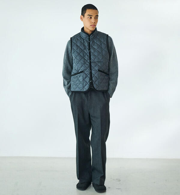  「LAVENHAM | 〈別注〉 スタンドカラー キルティングベスト MEN」|ダウンベスト・ベスト|