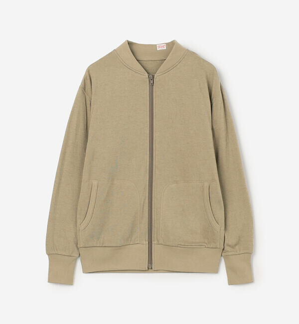  「YOUNG & OLSEN The DRYGOODS STORE | コットンカシミヤ ジップカーディガン WOMEN」|カーディガン|KHAKI