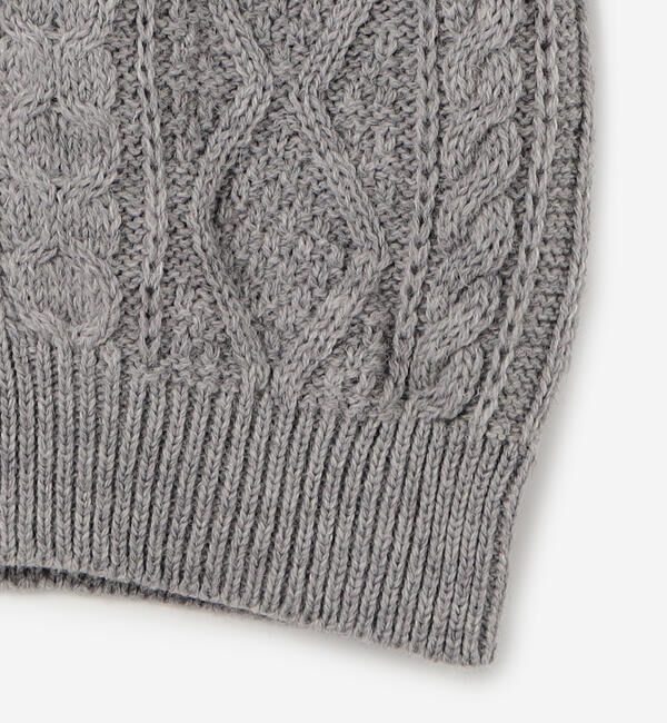  「James Charlotte | ウール アランニットカーディガン WOMEN」|ニット・セーター|