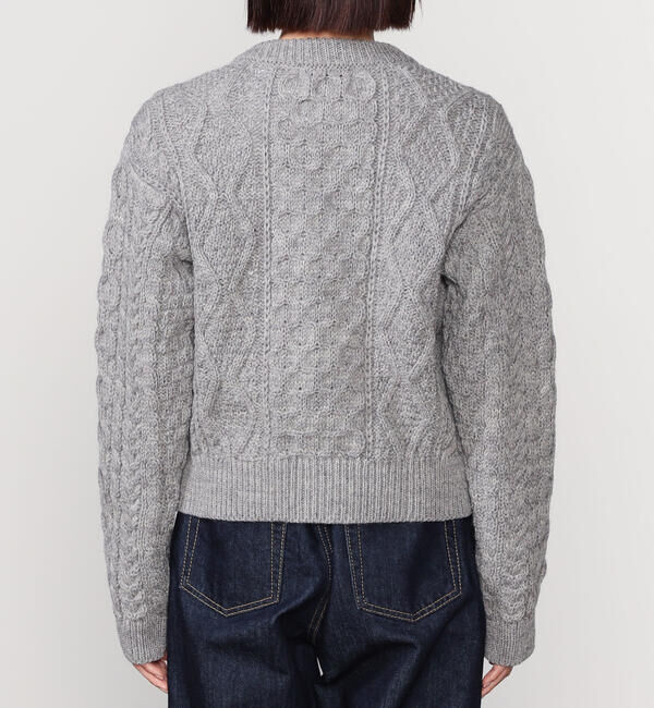  「James Charlotte | ウール アランニットカーディガン WOMEN」|ニット・セーター|