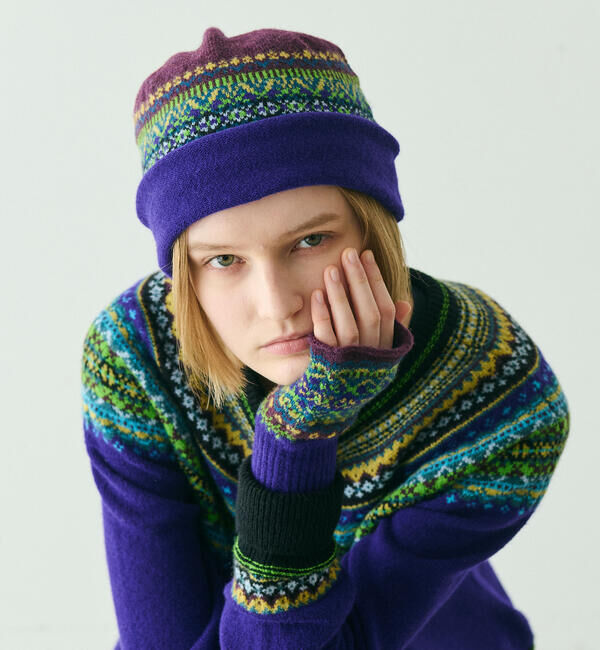  「ERIBE | ウール オープンミット」|手袋|