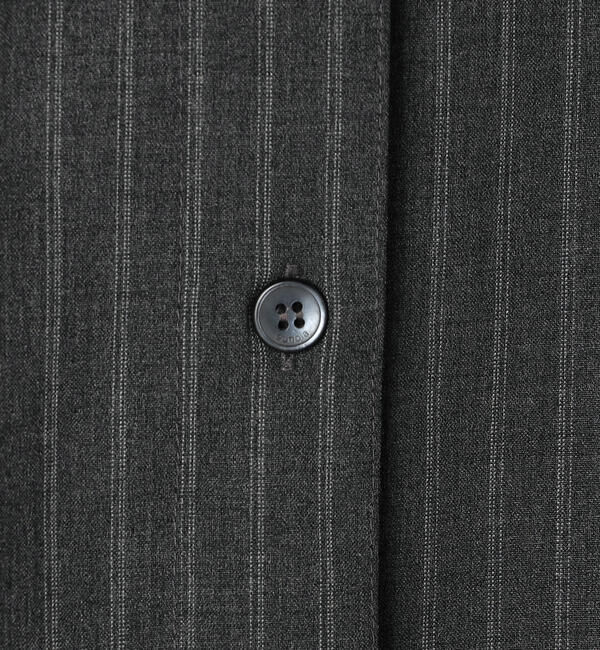  「eunoia | ウールライク ストライプシャツ WOMEN」|シャツ・ブラウス|