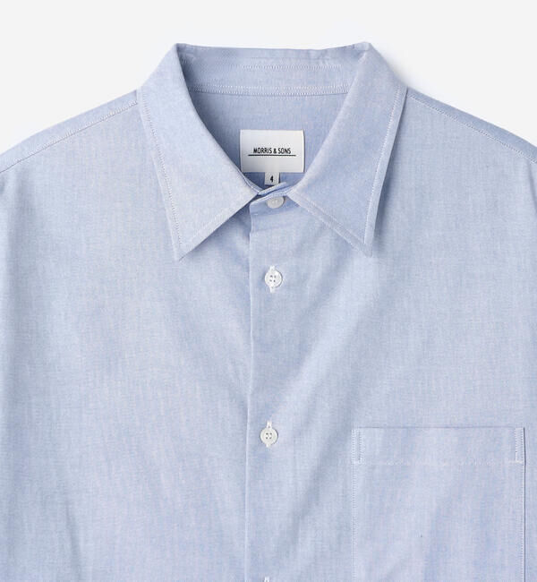  「MORRIS & SONS | ピンオックス 長袖シャツ MEN」|シャツ・ブラウス|