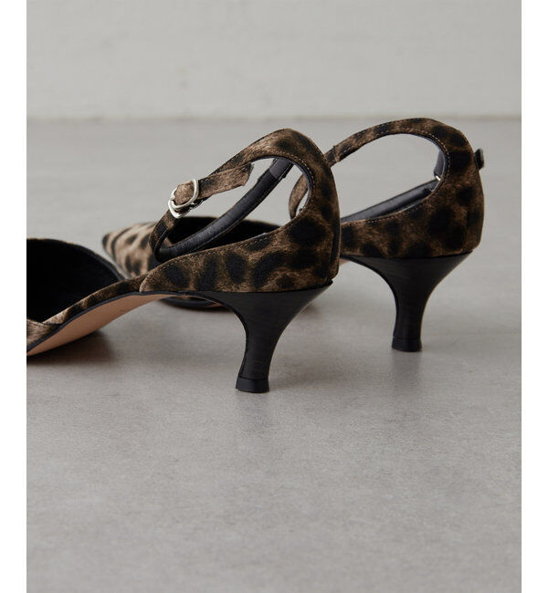 Hoaw.「【Hoaw.】レオパードポインテッドパンプス」|パンプス|