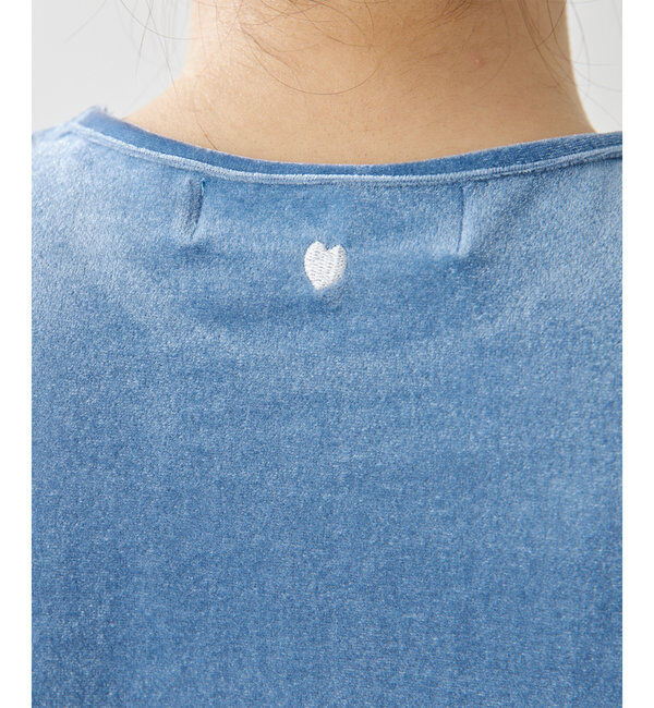 THE PAUSE「【THE PAUSE】ベロアコンパクトTシャツ」|Tシャツ・カットソー|