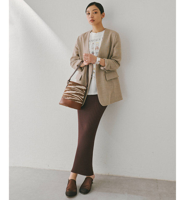  「ニットフィットスカート」|スカート|