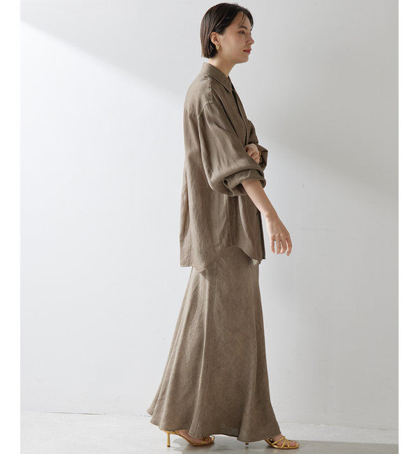  「ツイル顔料染めオーバーシャツ」|シャツ・ブラウス|