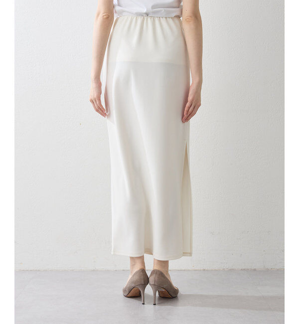  「カットジョーゼットスリットスカート」|スカート|