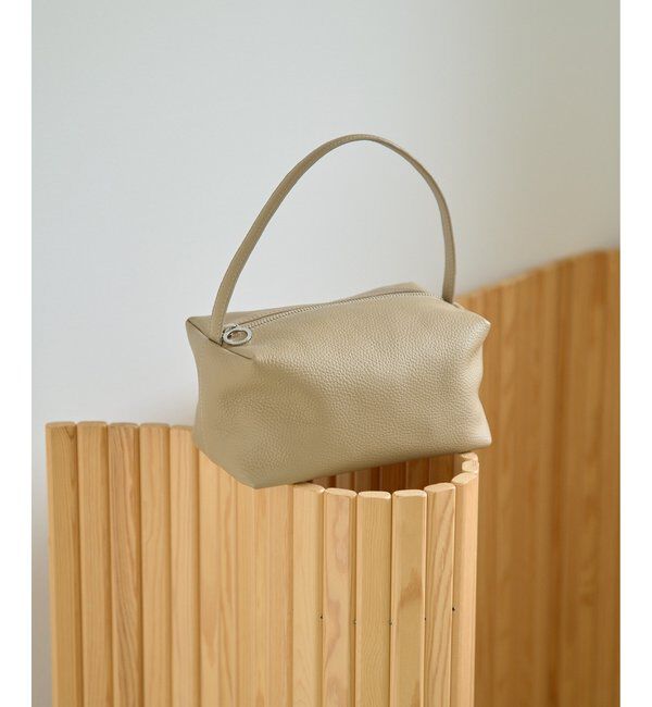 Hoaw.「【Hoaw.&times;Sampoコラボアイテム】 ワンハンドルスクエアBAG」|トートバッグ|ベージュ