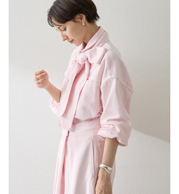  「デニムボウタイシャツ」|シャツ・ブラウス|