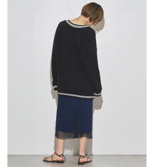 GEMINI「【GEMINI】ワッペンツキニットカーディガン」|ニット・セーター|