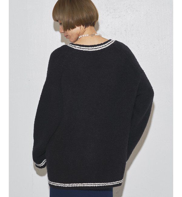 GEMINI「【GEMINI】ワッペンツキニットカーディガン」|ニット・セーター|