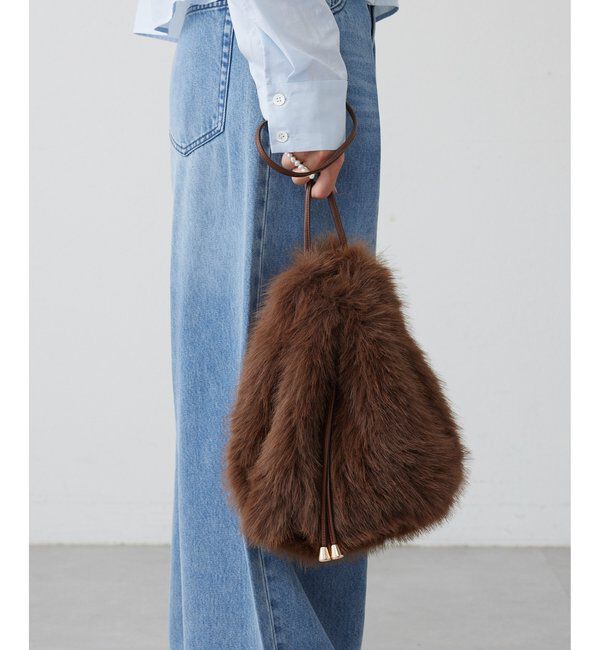 THE PAUSE「【THE PAUSE】フェイクファードロストバッグ」|トートバッグ|