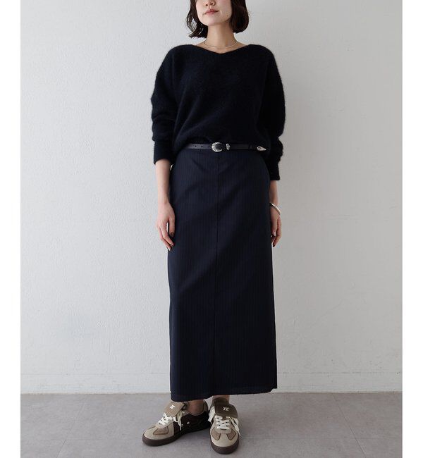  「フォックスウール Vネックプルオーバー」|ニット・セーター|