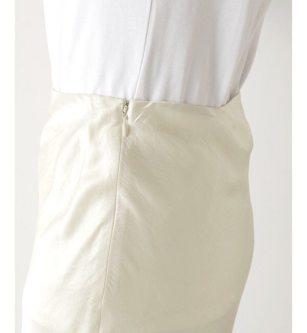  「サテンフレアスカート」|スカート|