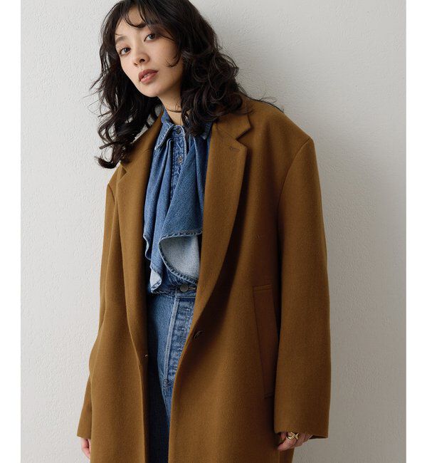  「ウールパイルロングチェスターコート」|その他|