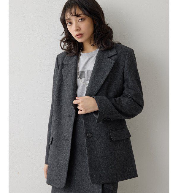  「ウールシングルジャケット」|テーラードジャケット|