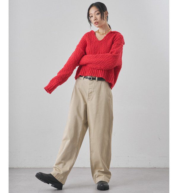  「ローゲージスキッパープルオーバー」|ニット・セーター|