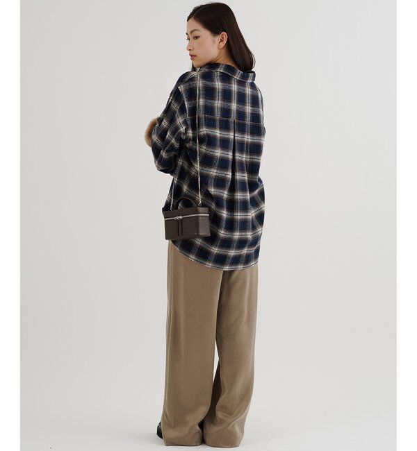  「ピケチェックシャツ」|シャツ・ブラウス|