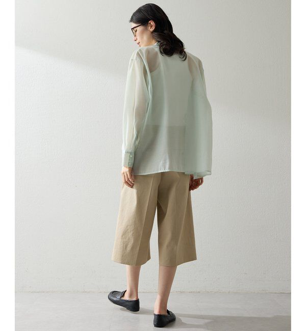 THE PAUSE「【THE PAUSE】シアーオーガンジーシャツ」|シャツ・ブラウス|