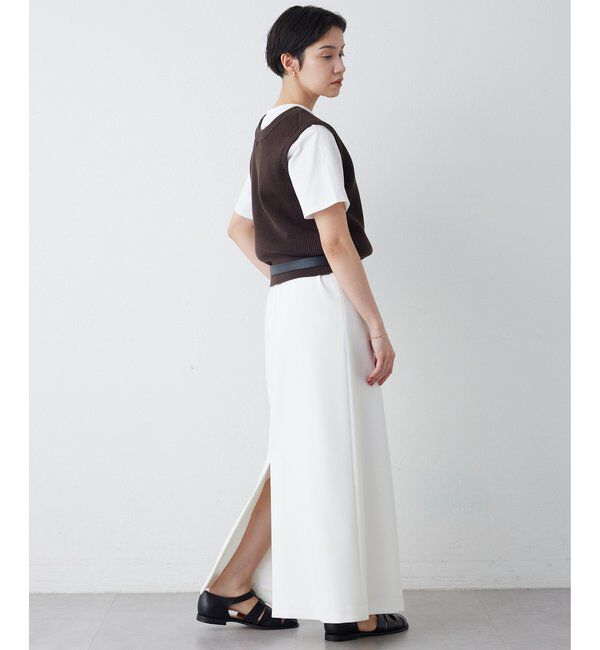 THE PAUSE「【THE PAUSE】両畦ノースリーブニット」|ニット・セーター|