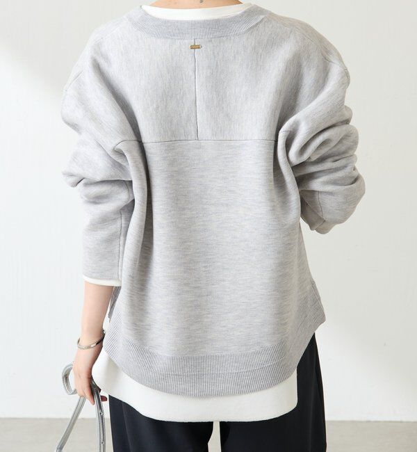  「スウェットライクラウンドヘムニット」|ニット・セーター|