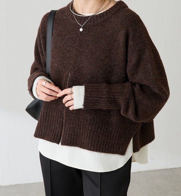  「ヤクライクショートニット」|ニット・セーター|