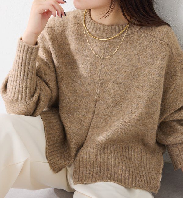  「ヤクライクショートニット」|ニット・セーター|