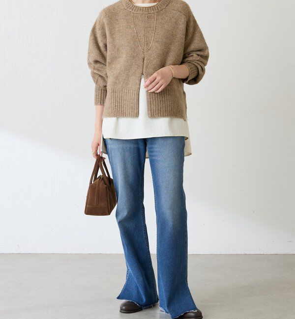  「ヤクライクショートニット」|ニット・セーター|