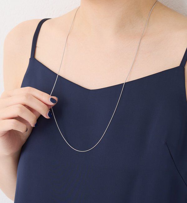  「【PAPILLONNER/パピヨネ】ステンレスドロップネックレス」|リング|