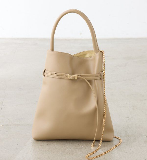  「【PAPILLONNER/パピヨネ】ベルトワンハンドルトートバッグ」|トートバッグ|