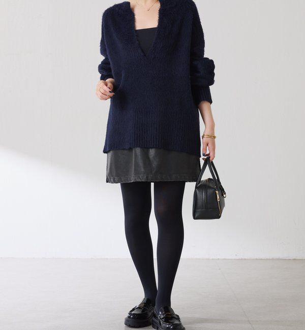  「エアリー深Vニット」|ニット・セーター|