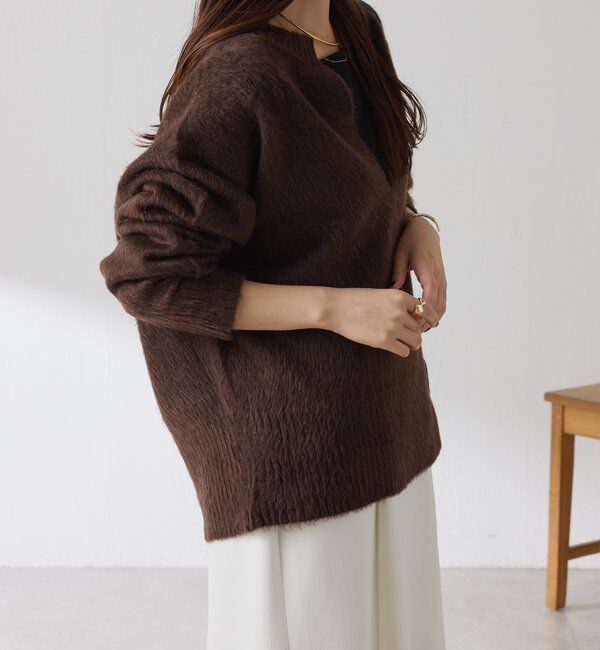  「エアリー深Vニット」|ニット・セーター|