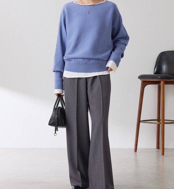  「袖リブ２WAYドルマンニット」|ニット・セーター|