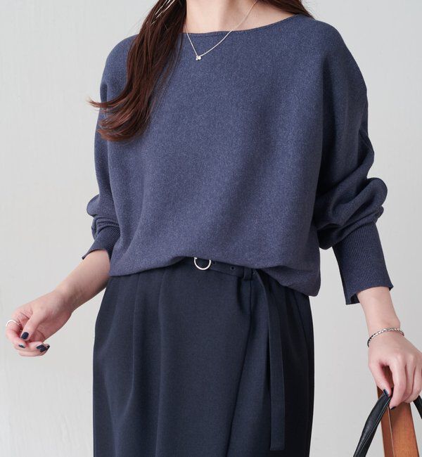  「袖リブ２WAYドルマンニット」|ニット・セーター|