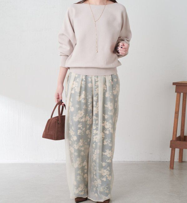  「袖リブ２WAYドルマンニット」|ニット・セーター|