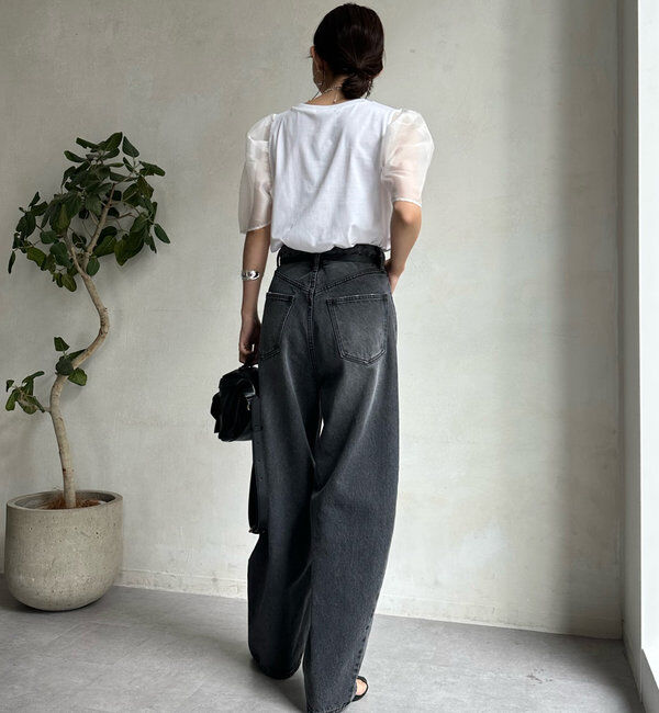  「【ベストセラーアイテム】カーブデニム」|デニム|