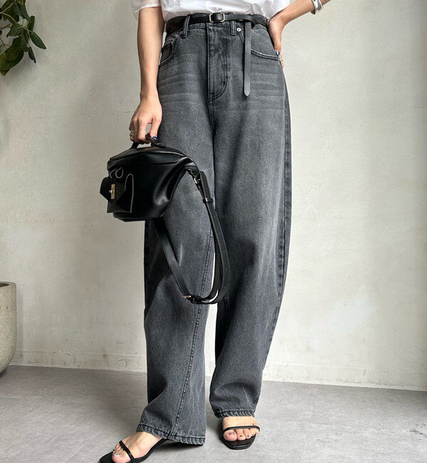  「【ベストセラーアイテム】カーブデニム」|デニム|