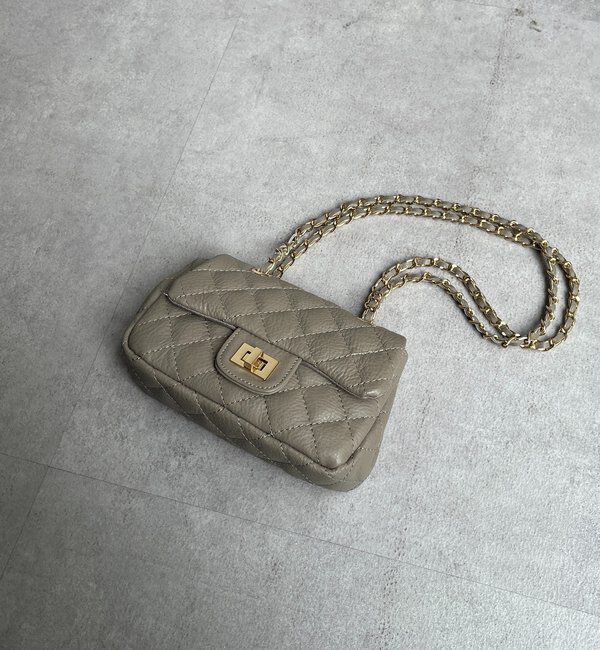  「キルティングレザーショルダー」|トートバッグ|