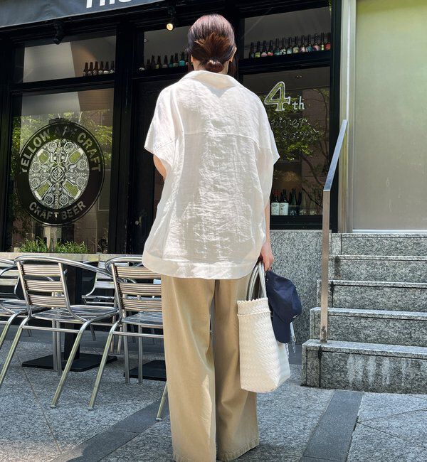  「【新色追加】デニムワイドイージーパンツ」|デニム|