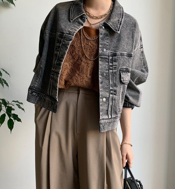  「袖ボリュームGジャン」|ブルゾン・スタジャン|