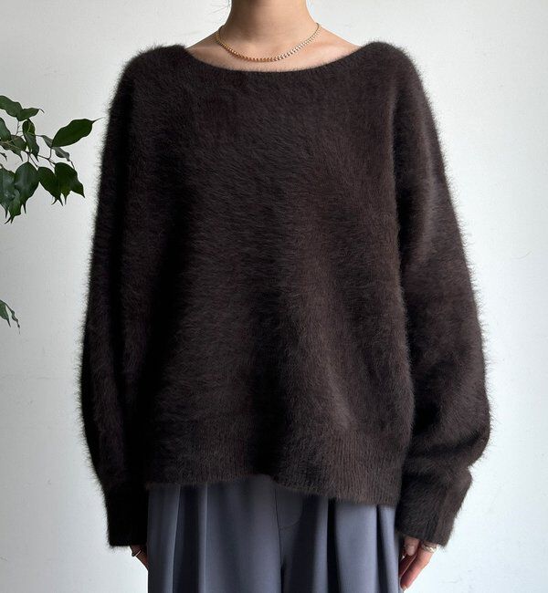  「ファーカシミヤプルオーバー」|ニット・セーター|