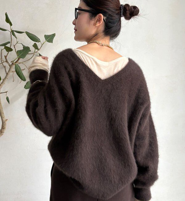  「ファーカシミヤプルオーバー」|ニット・セーター|
